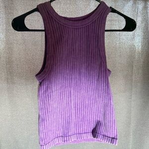 ♥️Zenana Outfitters Violet Ribbed Tank Top